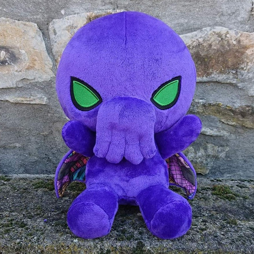 Thumbnail: Peluche Cthulhu violet, ailes au choix