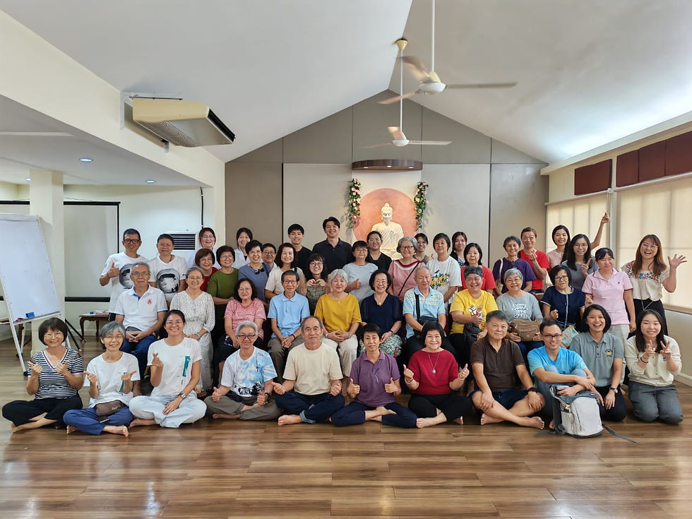 Group photo of all participants and speakers - intergenerational care