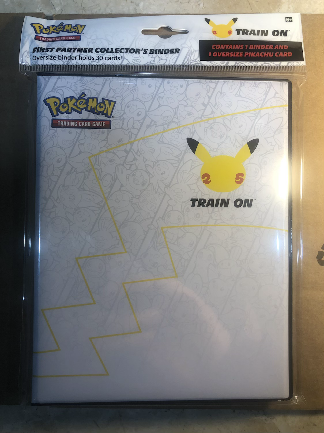 Pokemon 25th Anniversary First Partner Collector’s Binder SEALED Jumbo