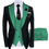 Thumbnail: 3 Piece Set Blazer Wedding Formal Peaked