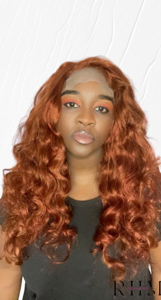 Miniature : Tabitha wig body wave roux M10