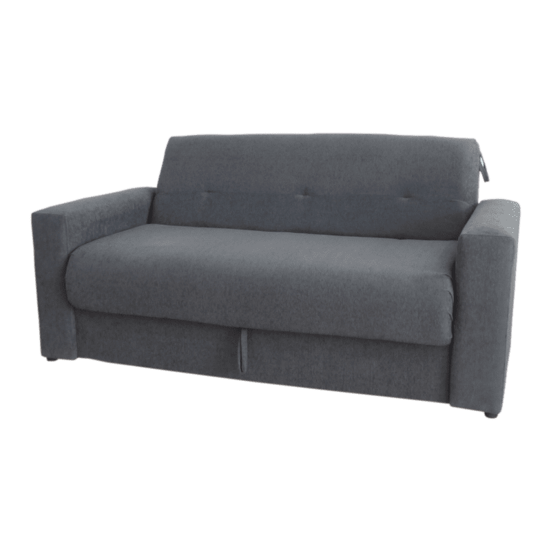 Miniatura: Sofá Cama 2 plazas Chenille Gris