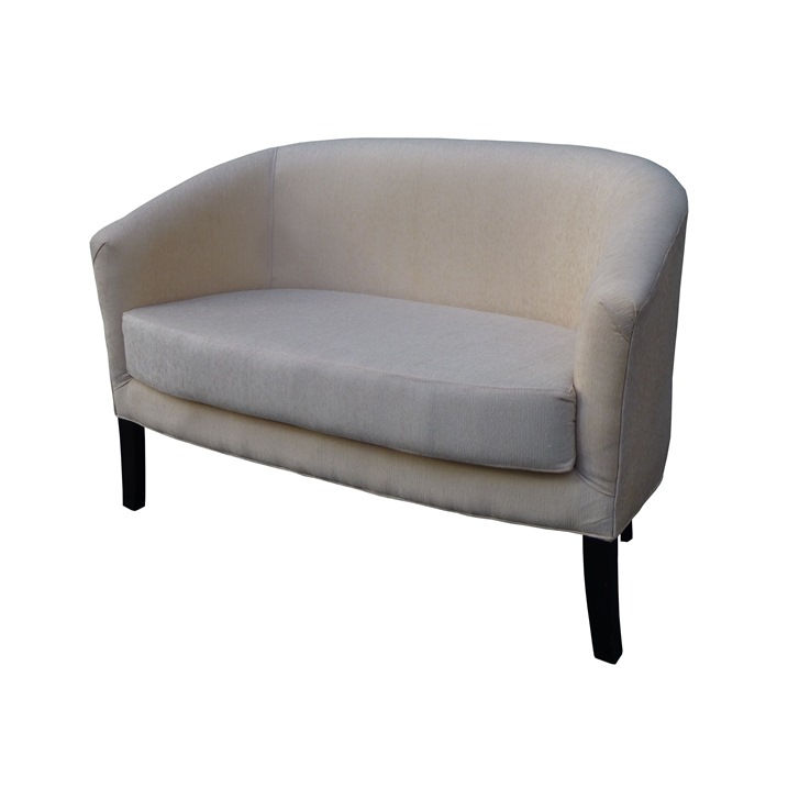 Sofá 2 cuerpos Chenille Marfil