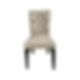 silla capitone tapizada lenovo beige