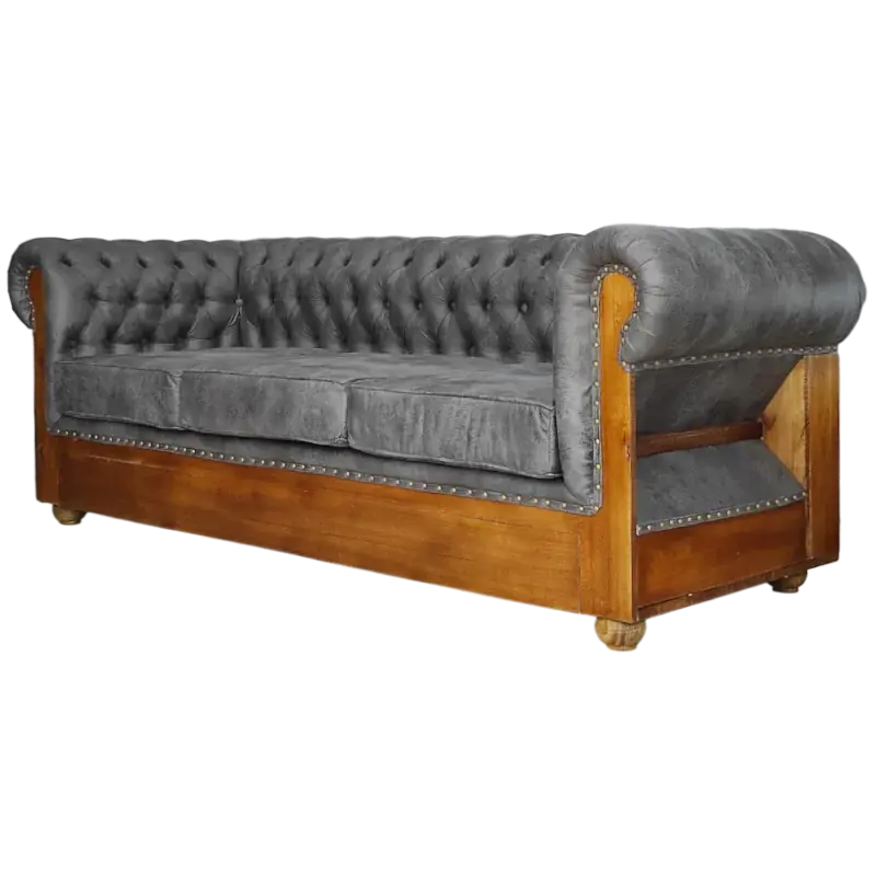 Miniatura: Sillón 3 Cuerpos Chesterfield costado