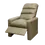 Miniatura: Poltrona reclinable reclianda simil cuero sand