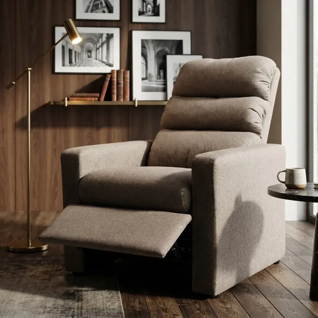 Poltrona Sillón Reclinable Tela Antidesgarro