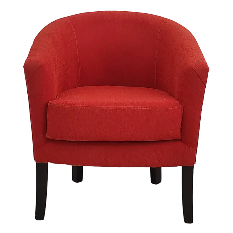 sillon 1 cuerpo chenille lacre frente