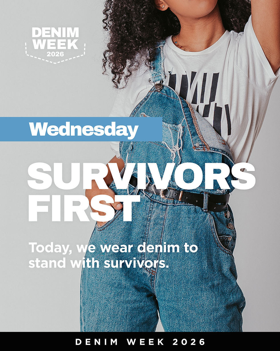 Denim Day 2026: Survivors First
