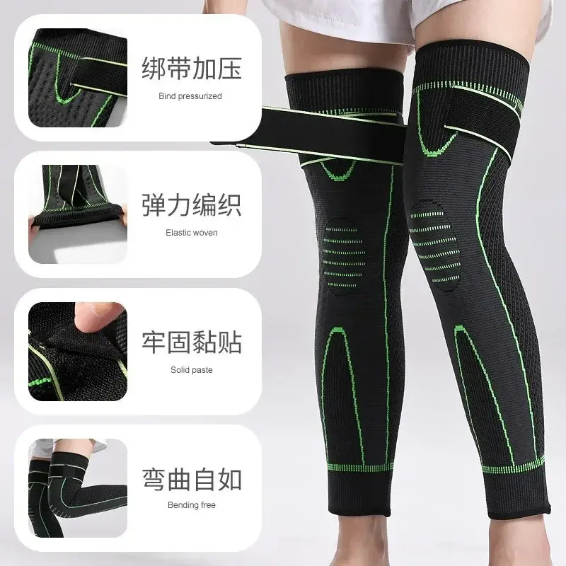 Miniatura: 1Pc Leg Knee Support Protectors Knee Support Brace Compression Long Full Legs Sl