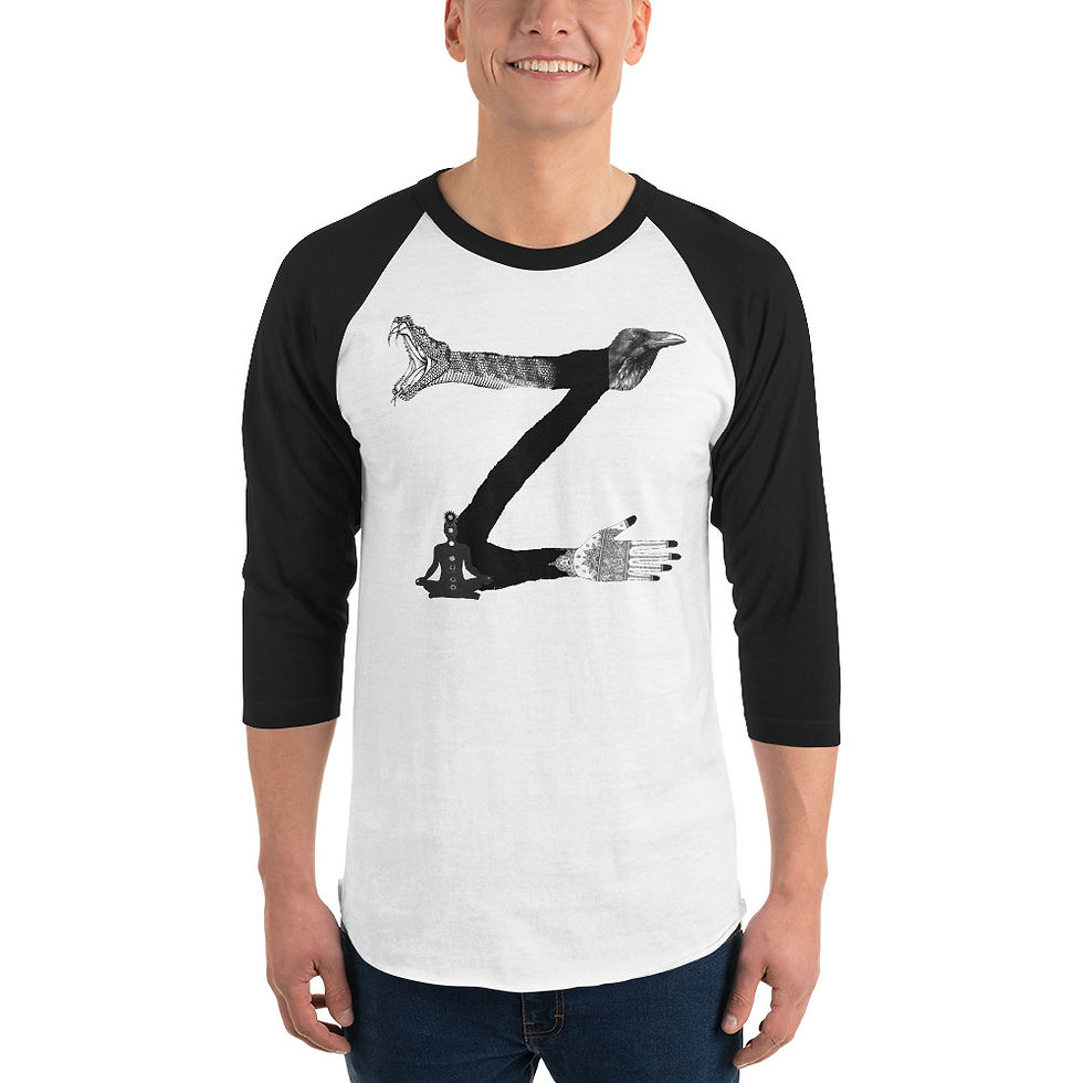 Thumbnail: Z 3/4 sleeve raglan shirt