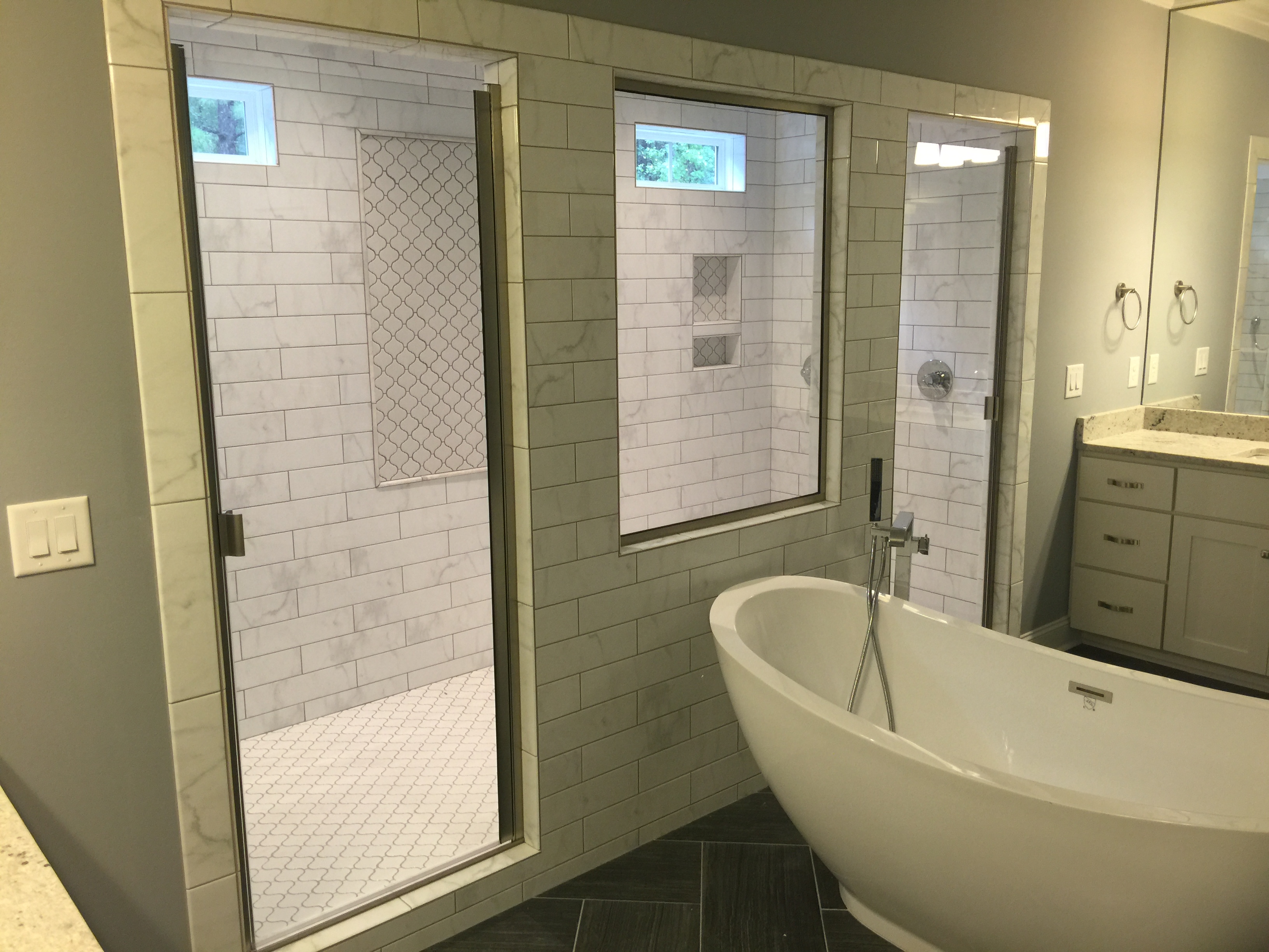 Double Entrance with Separate Panel