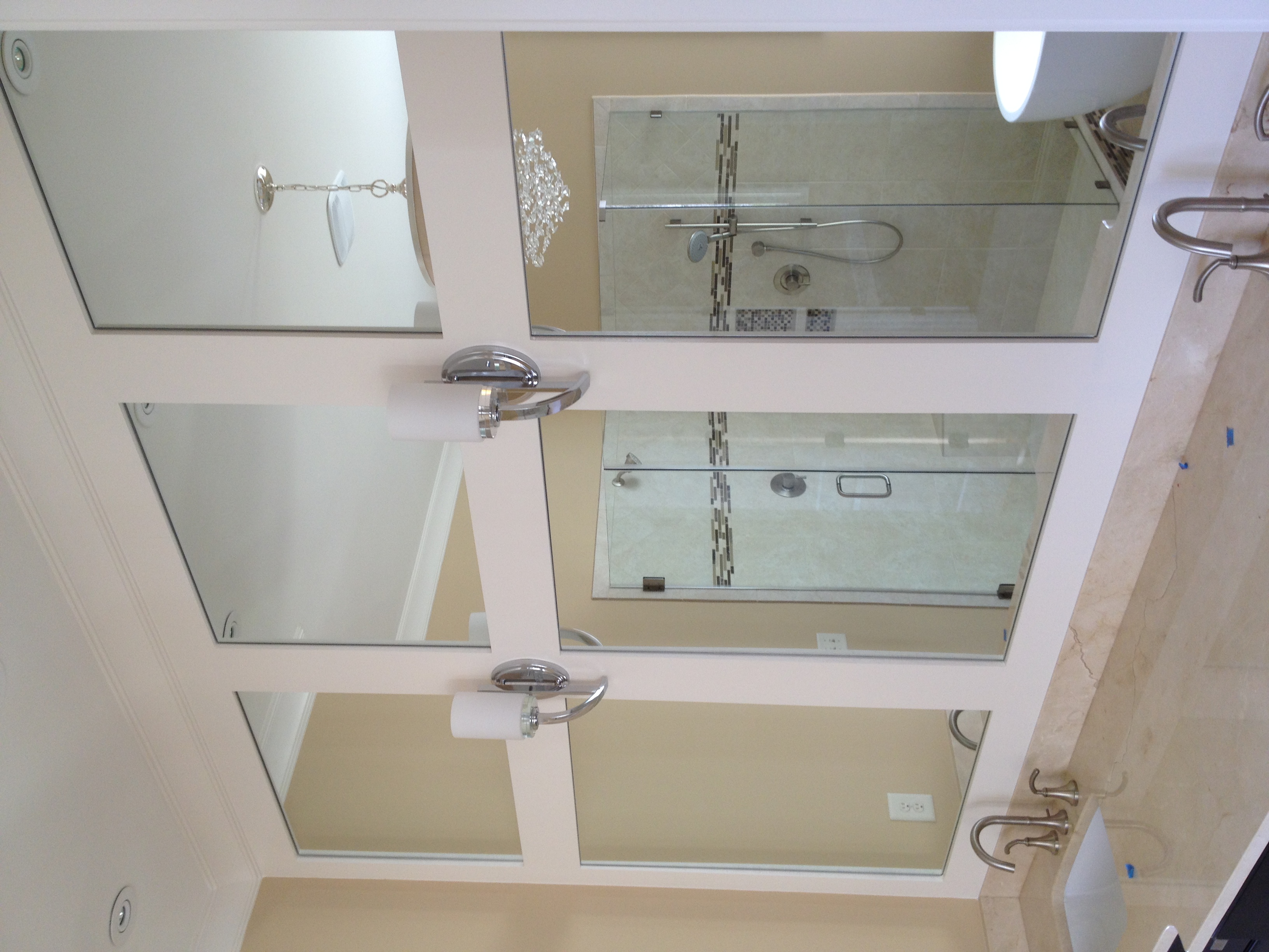 Mirrors set in Custom Trim Layout