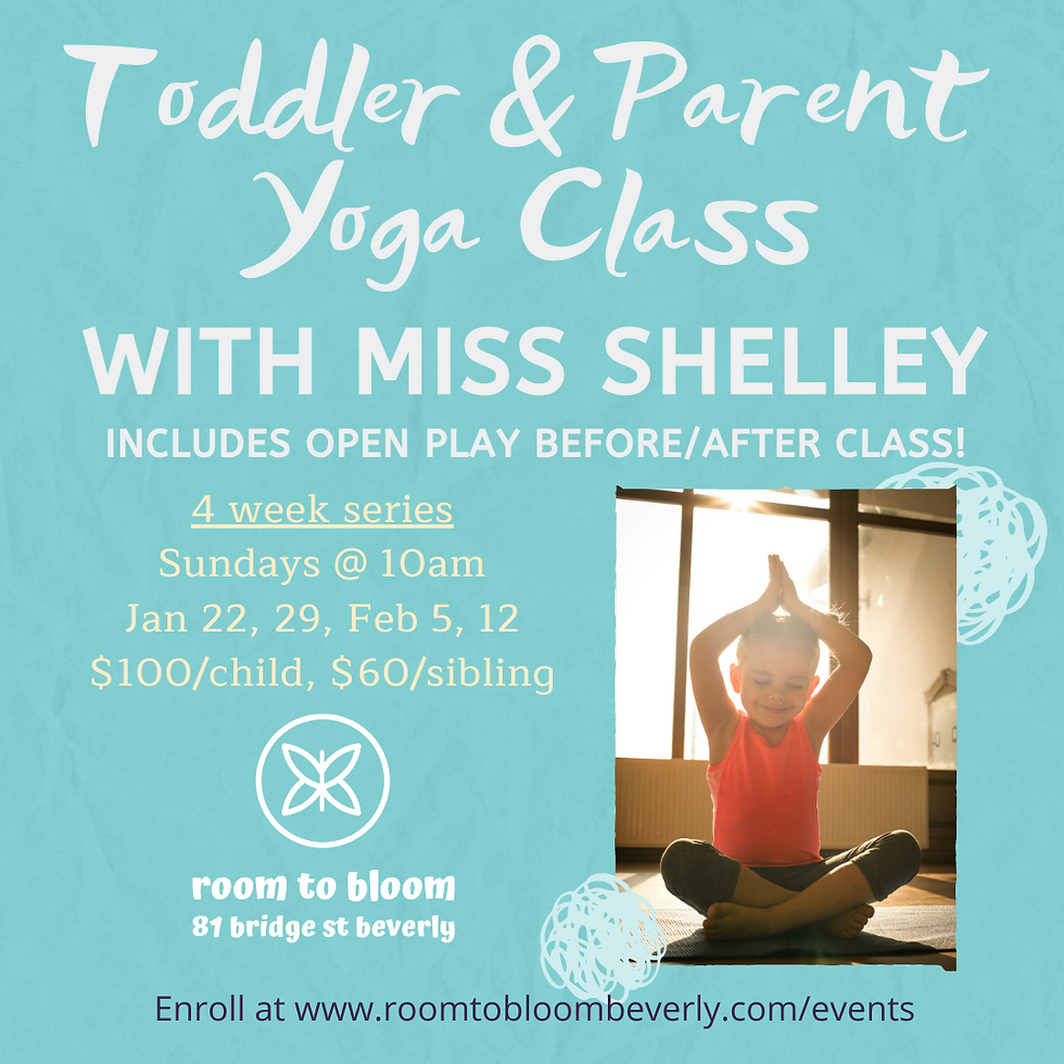 4 Week Toddler & Parent Yoga Class