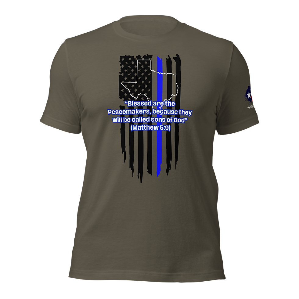 Thumbnail: Back The Blue, Thin Blue Line Tee