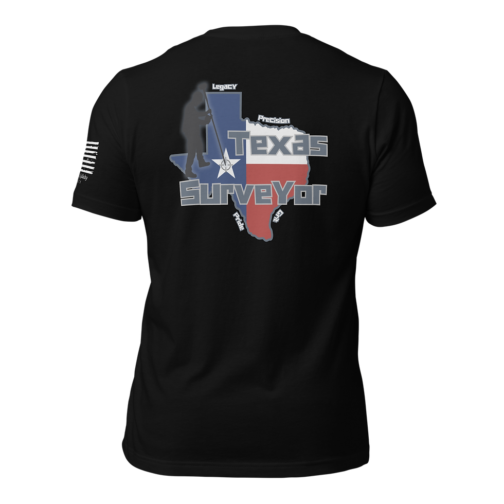 Thumbnail: Hard Hat Patriots Texas Surveyor (Back) Tee
