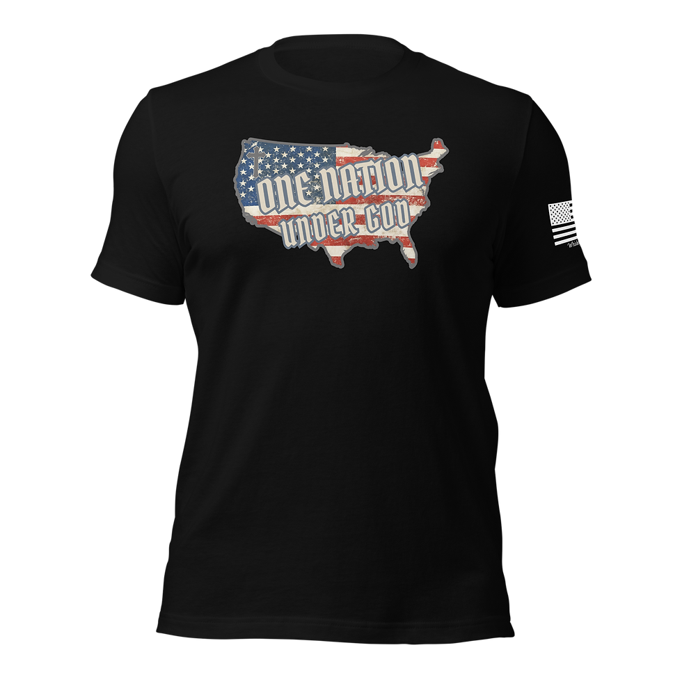 Thumbnail: One Nation Under God Map Tee