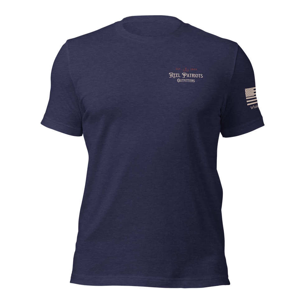 Thumbnail: Reel Patriots Fish On Flag (back) Tee