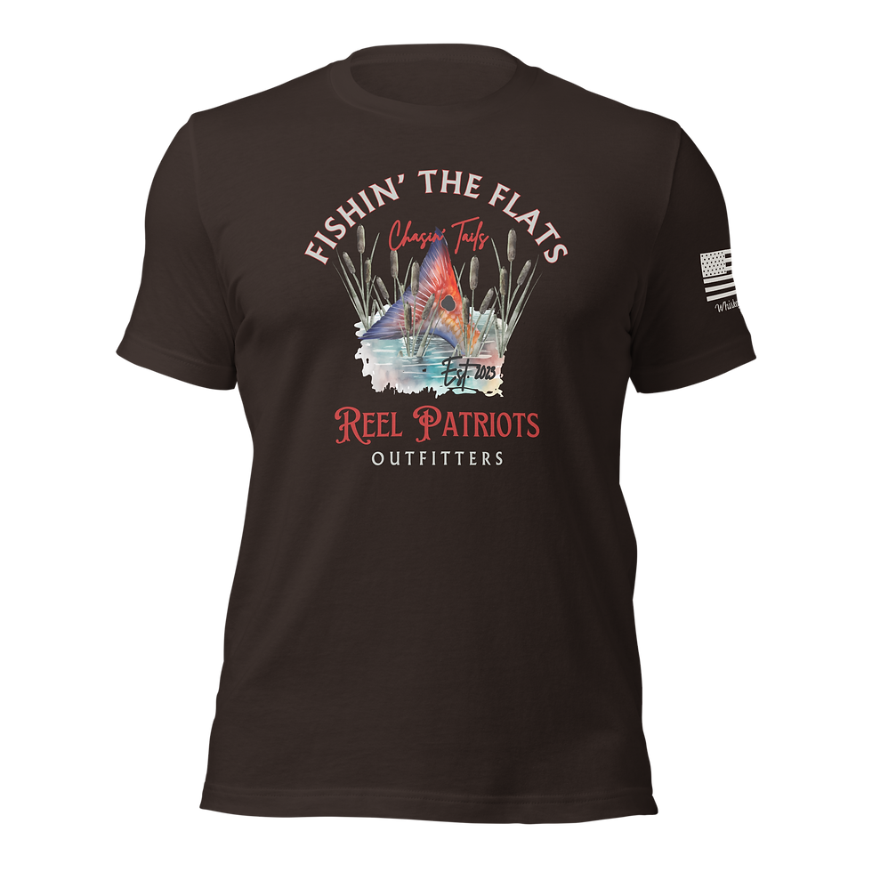 Thumbnail: Reel Patriots Fishin' The Flats and Chasin' Tails Tee