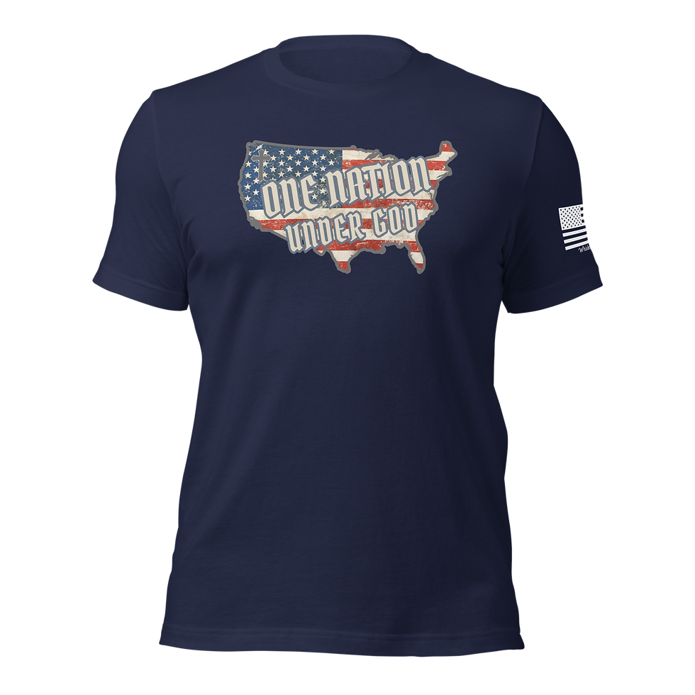 Thumbnail: One Nation Under God Map Tee