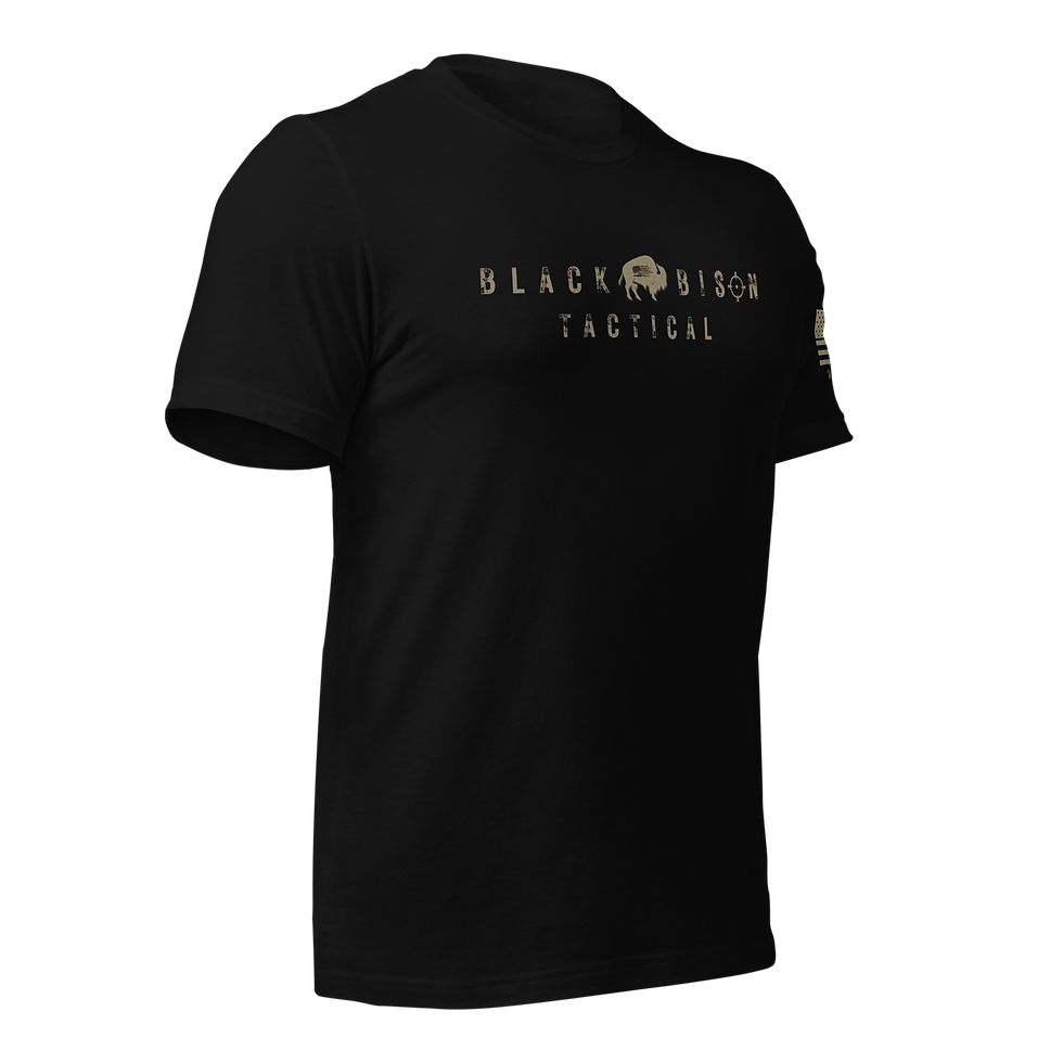 Thumbnail: Black Bison Tactical Horizontal Logo Tee