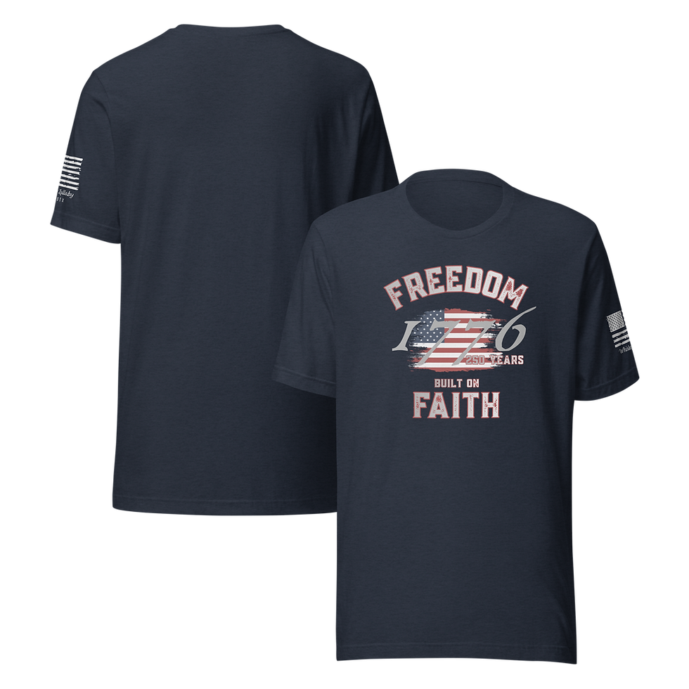 Thumbnail: Freedom Built on Faith | America 250 Tee