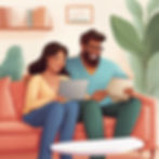 Try sitting on the couch sharing your ideas with each other.