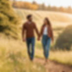 Try going for a walk with your partner to discuss your goals