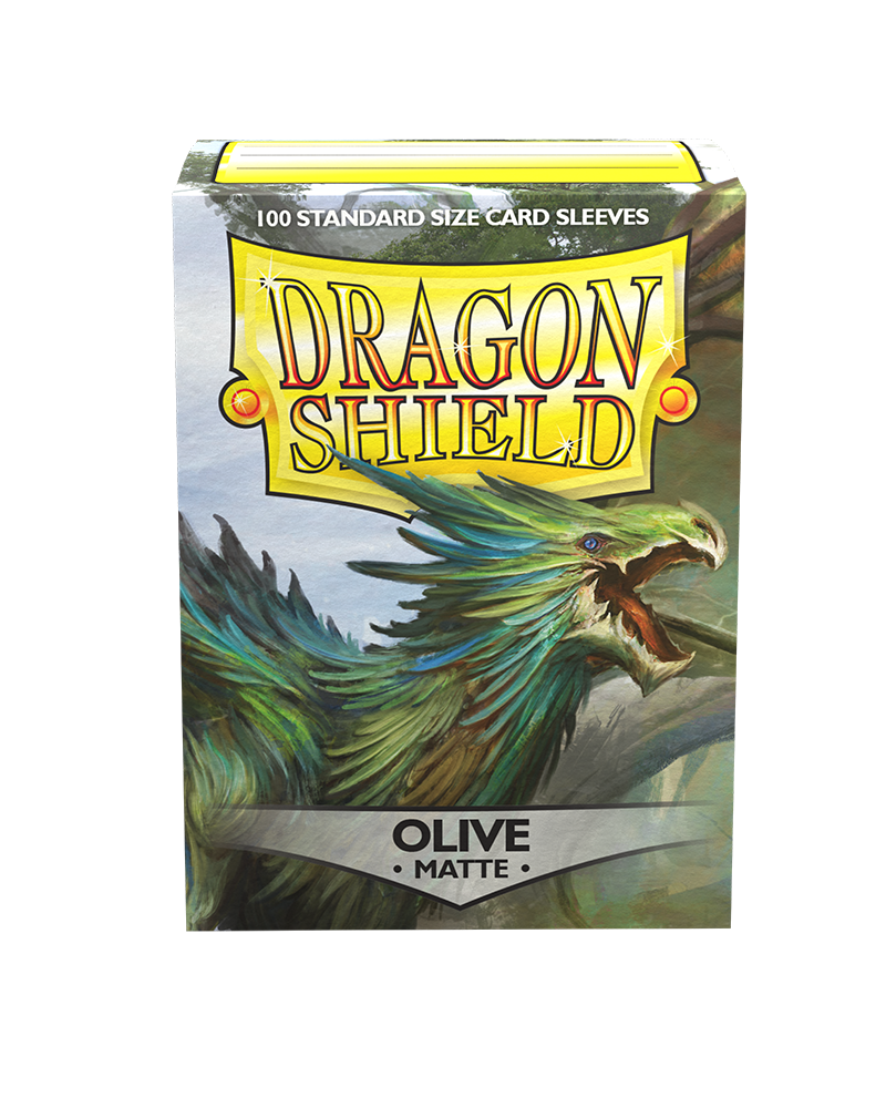 Miniatura: DSH: Dragon Shield Standard Sleeves: Matte Olive (100 ct.)