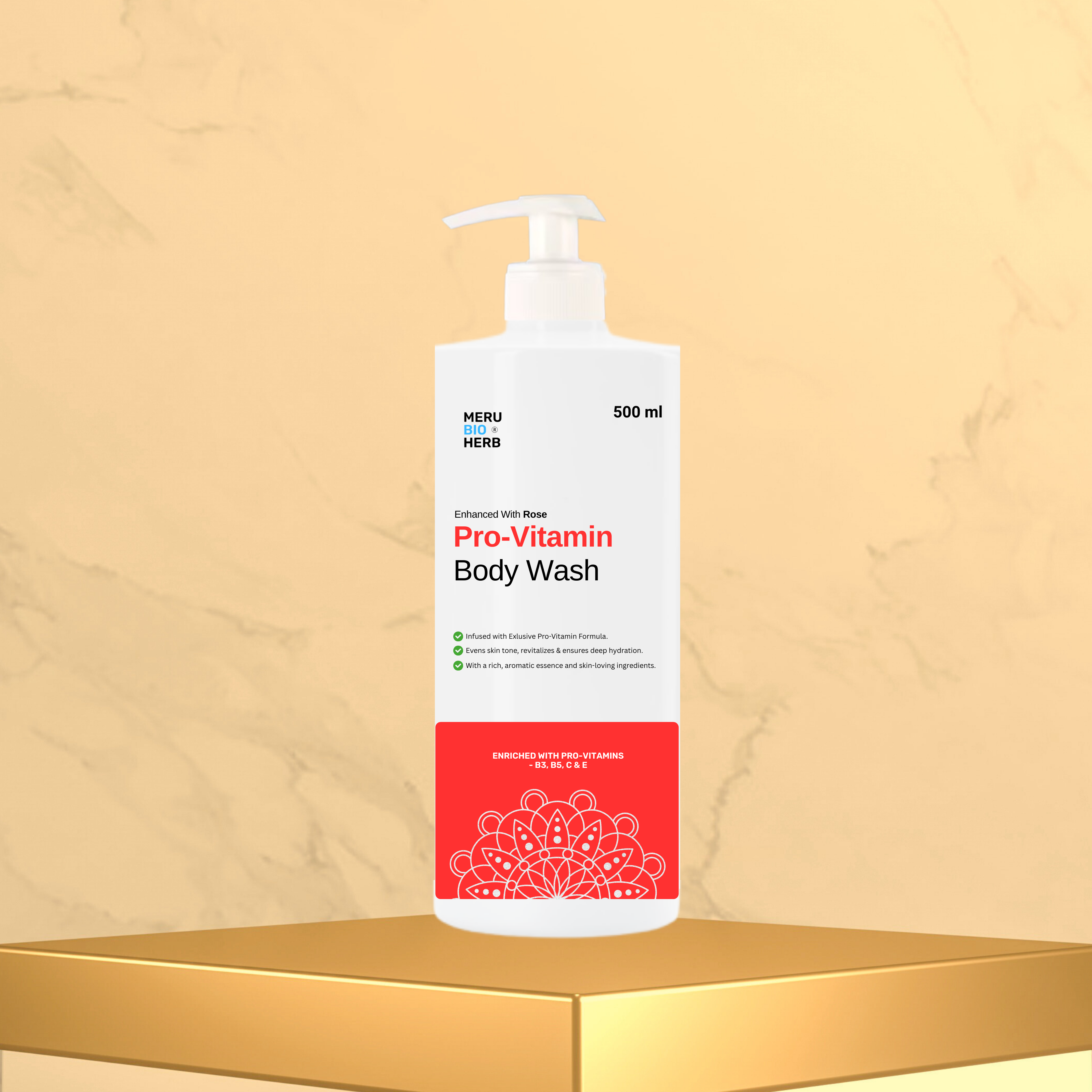 Pro-Vitamin Body Wash - Rose