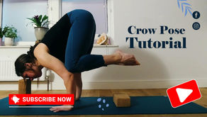 CROW POSE - Step-by-step tutorial for beginners