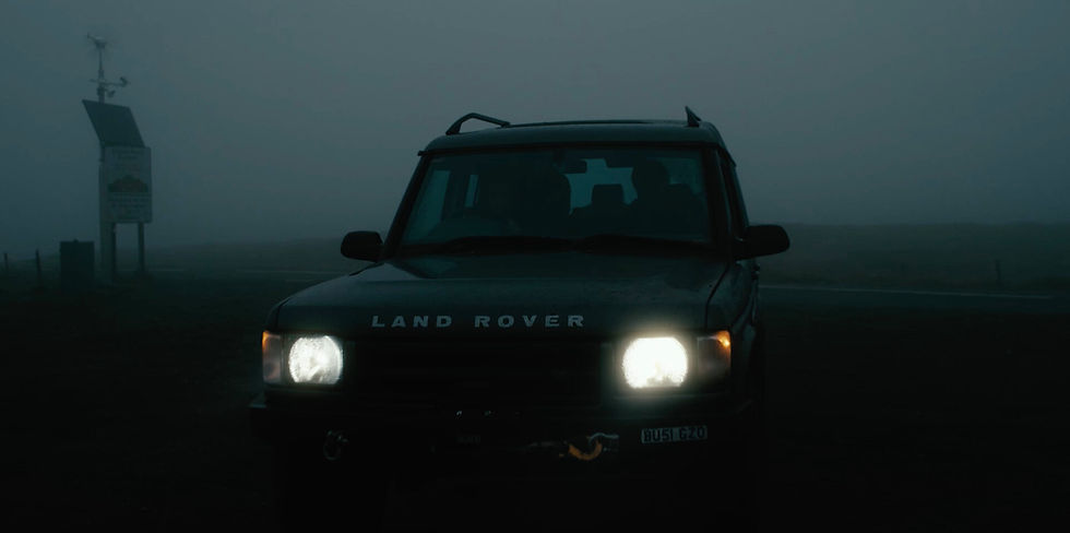 Car on the moors
