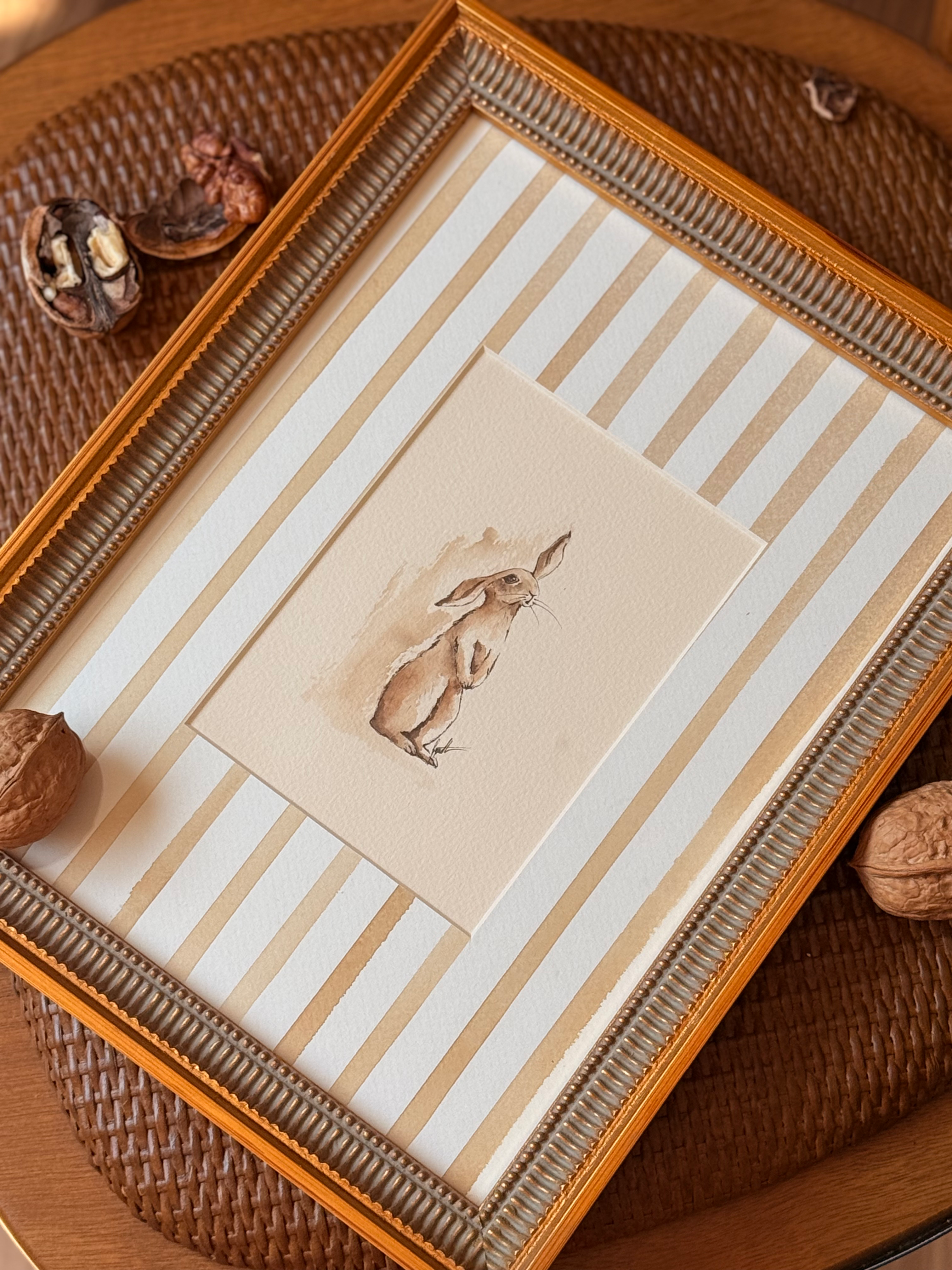 Obra Série Linnea - Lebre - 25x32cm