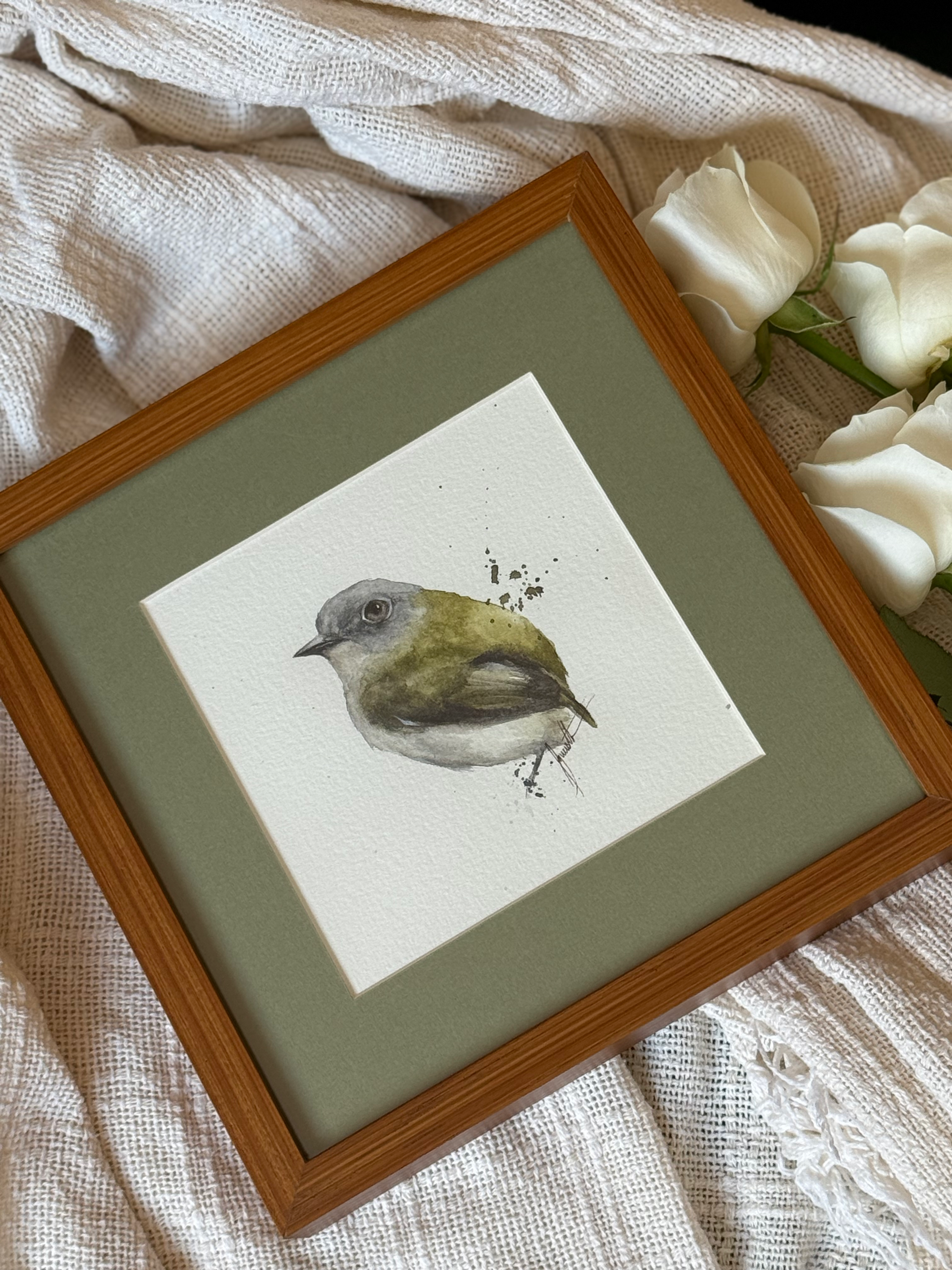 Obra Série Pequeninos • Pássaro Pigmeu - 21x21cm