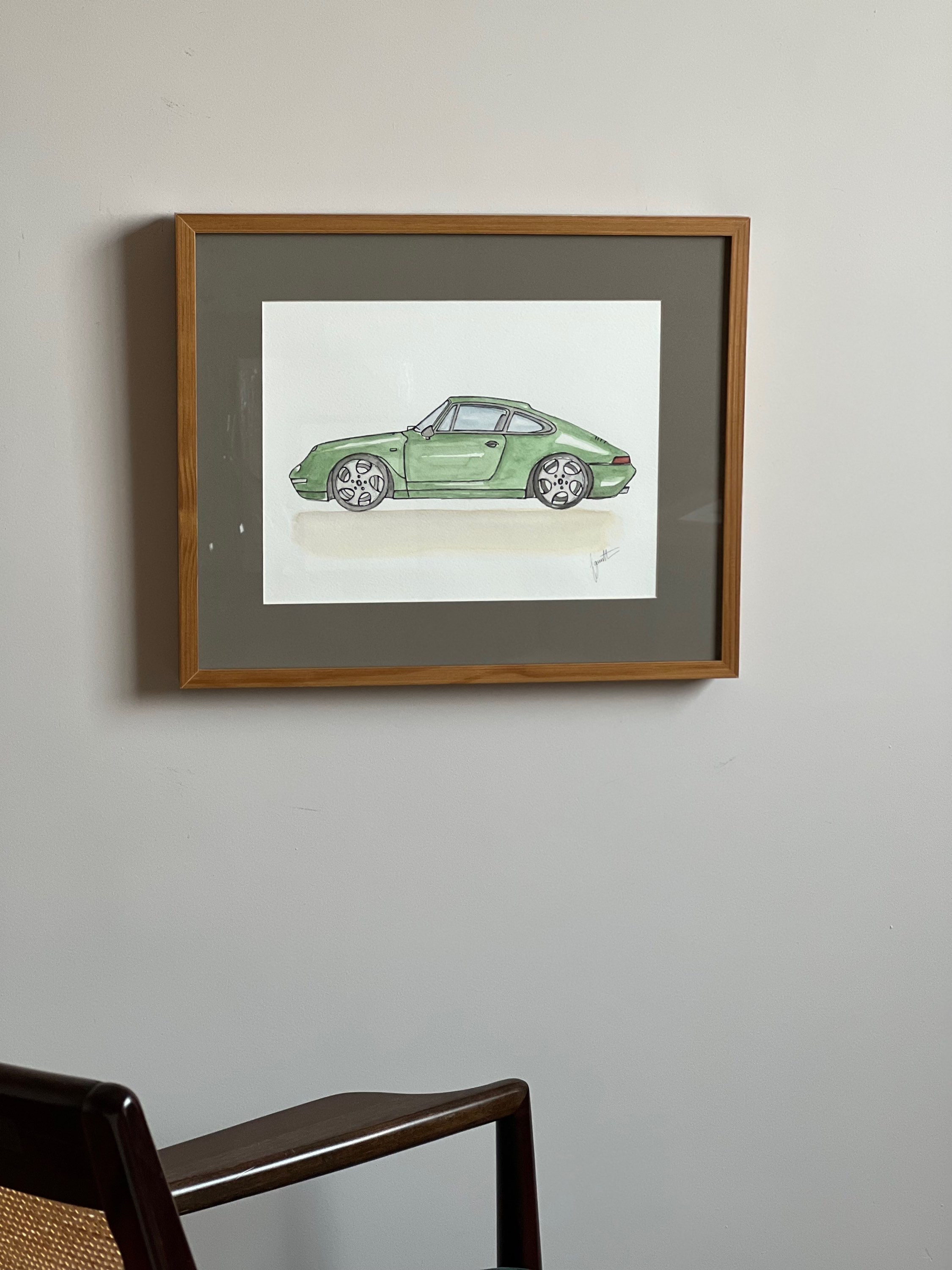 Série Linnea • Porsche - 35x43cm