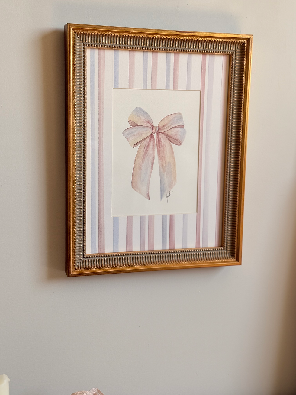 Miniatura: Obra Série Linnea • Laços - 25x32cm