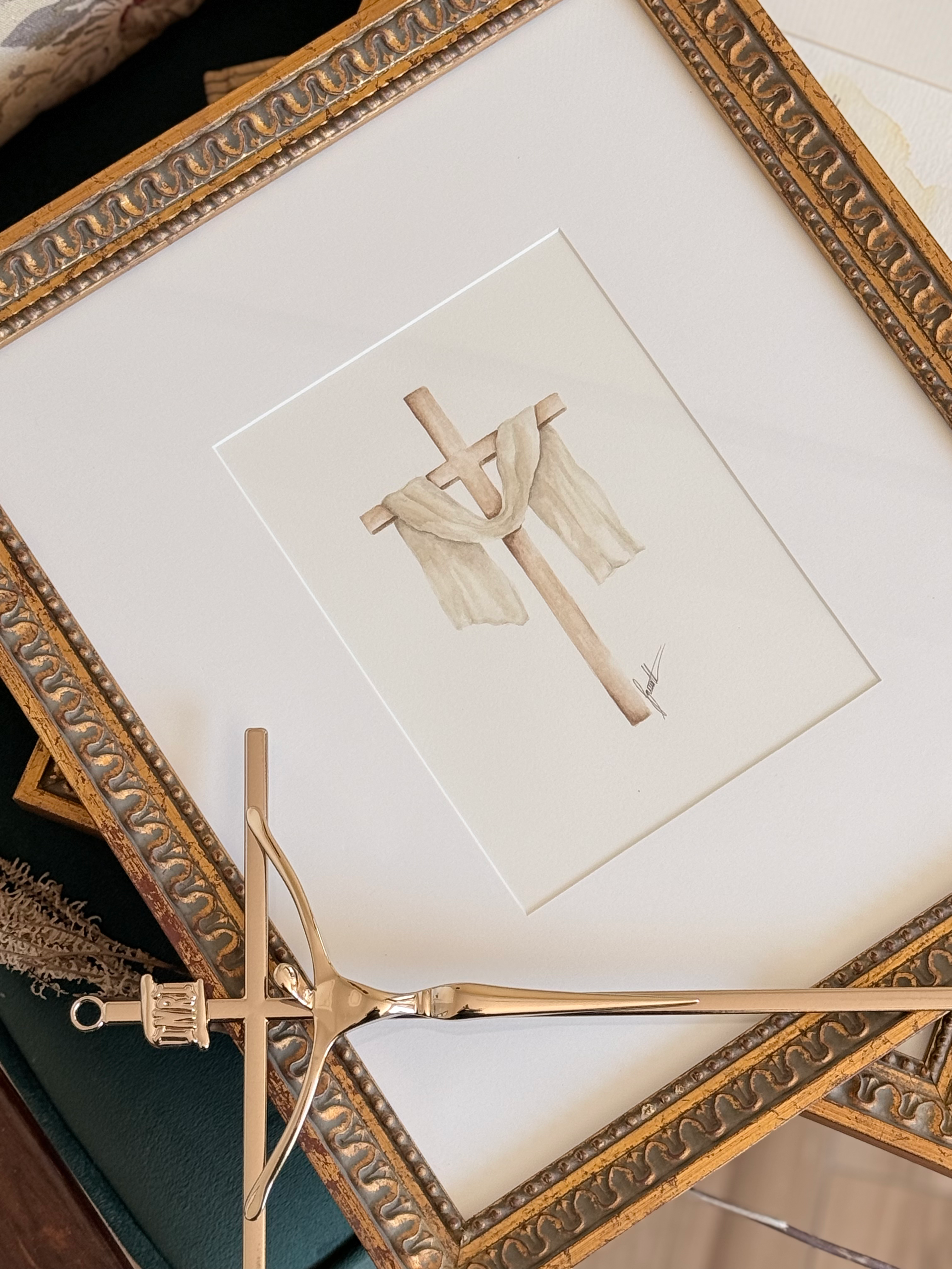 Obra Série Linnea • Sinais da Paixão - 35x40cm