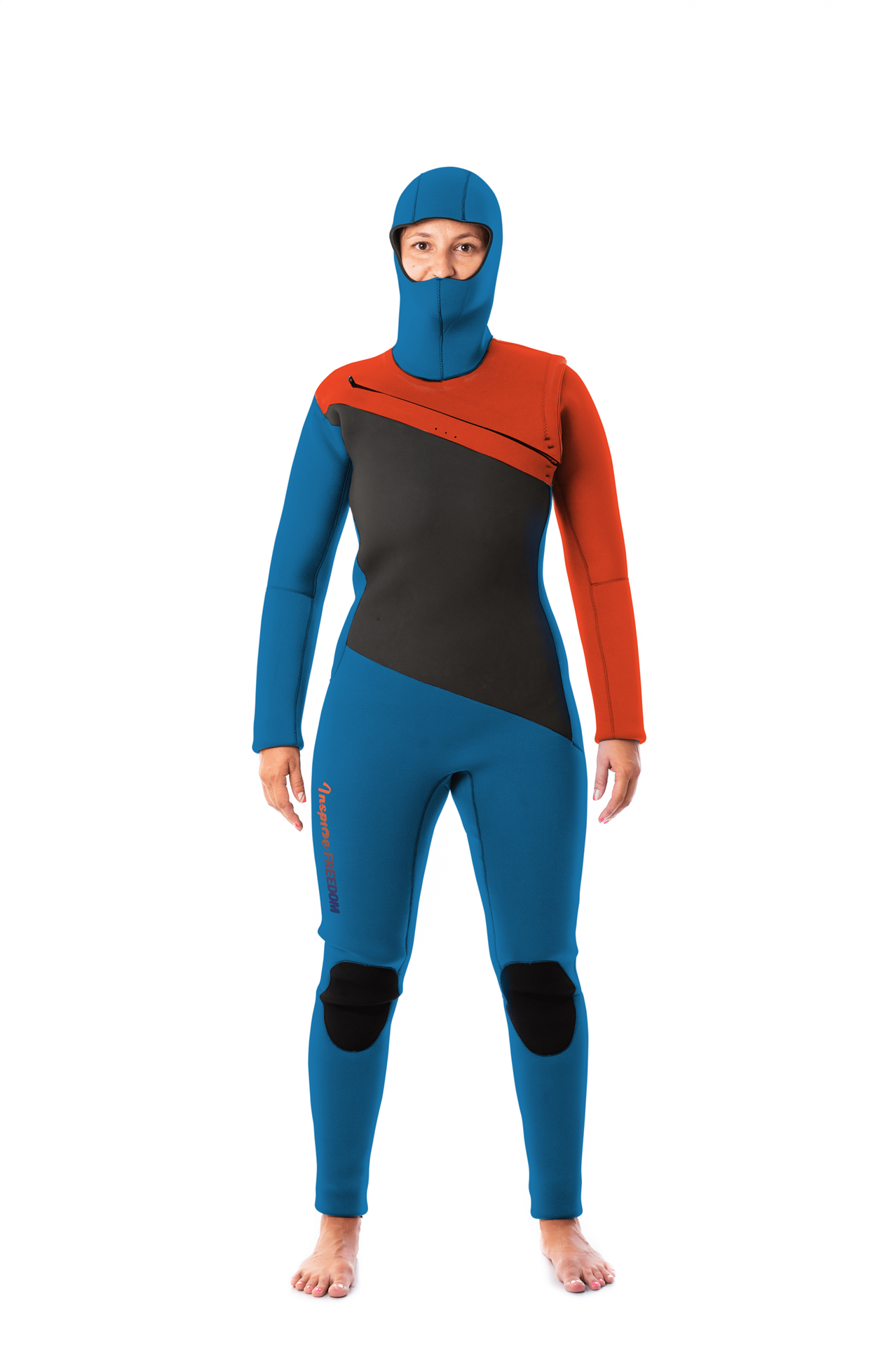 Runawave Parallel Hooded Red/Blue