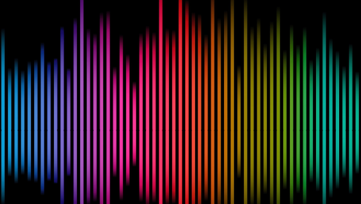 onde fond noir complet