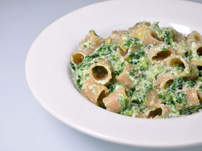 Bezlepkové ovesné MEZZI RIGATONI s riccotou a špenátem