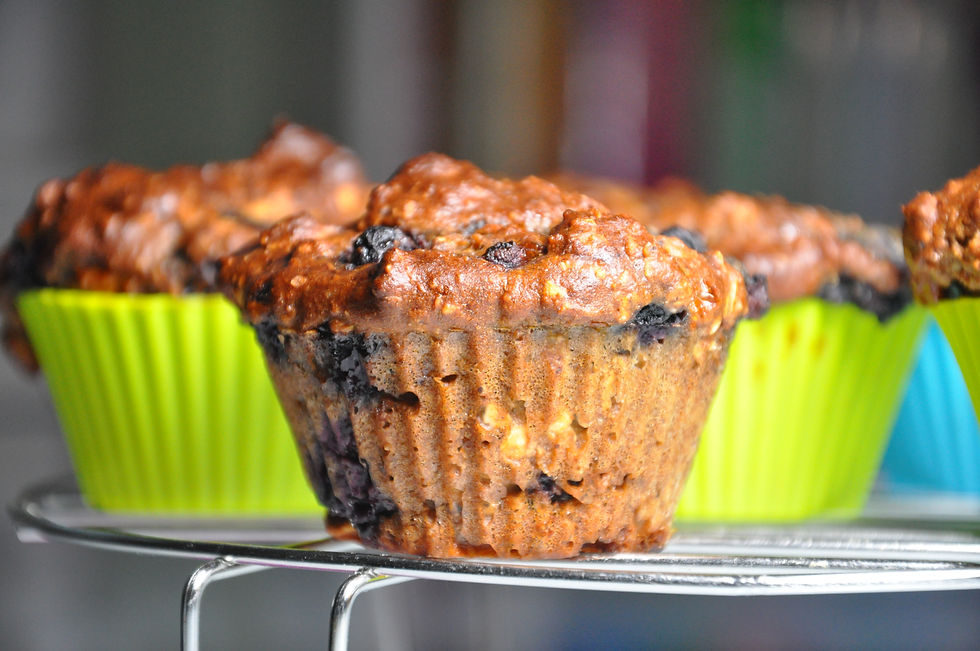Bezlepkové CUPCAKES s cottage cheese