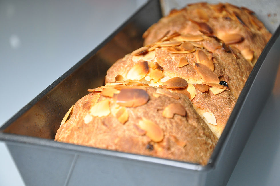 Bezlepkový brioche chlebíček