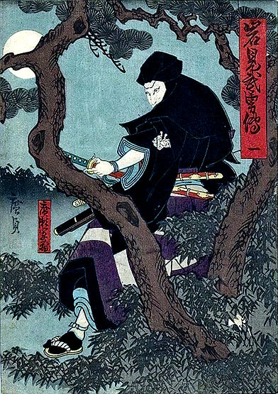 Ninja on tree