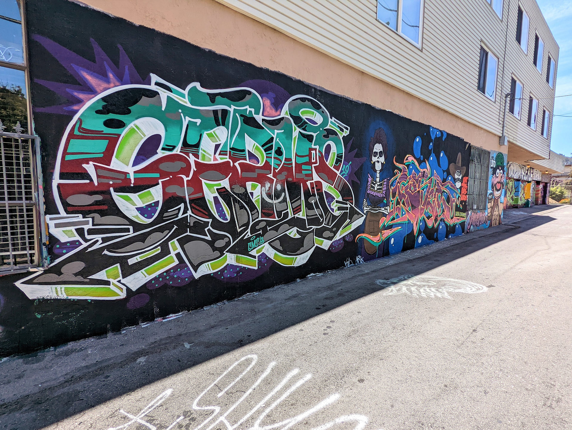 Osage Alley, Mission District, San Francisco Street Art & Murals