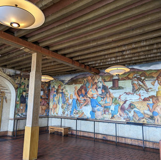 Beach Chalet Murals, San Francisco