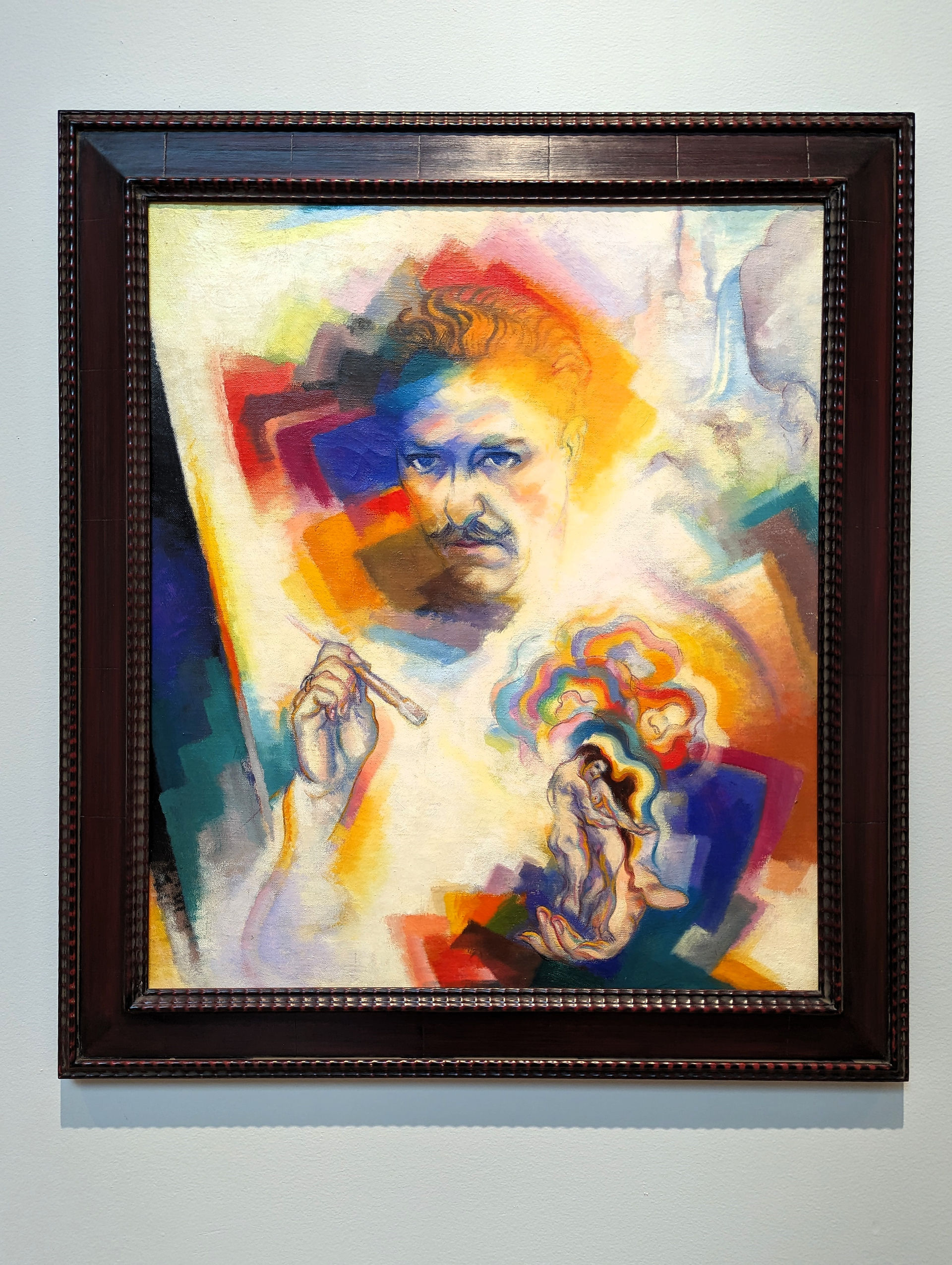Colourful artwork displayed in the Grand Rapids Art Museum, viewed during a family day out in Grand Rapids