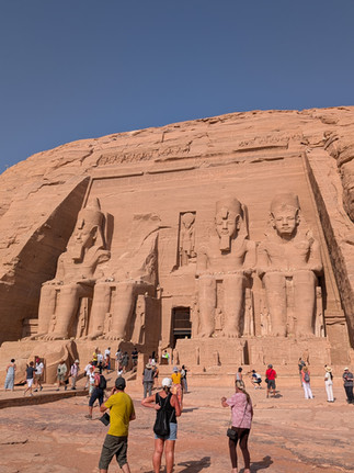 The Great Temple of Abu Simbel in Egypt.