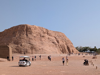  The Great Temple of Abu Simbel in Egypt.