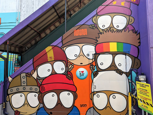 Umbrella Alley, San Francisco Street Art & Murals