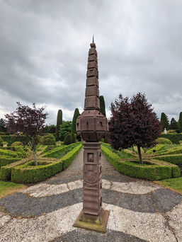 Outlander Filming Location - Drummond Castle Gardens